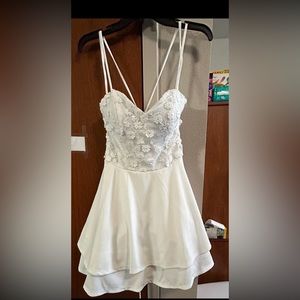 Small white puffy dress